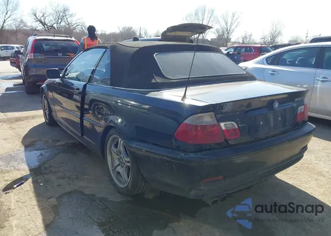 2003 BMW 330Ci z USA, uszkodzony, nr VIN WBABS53473JU97607